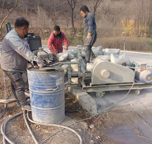 肥西路面下沉注浆